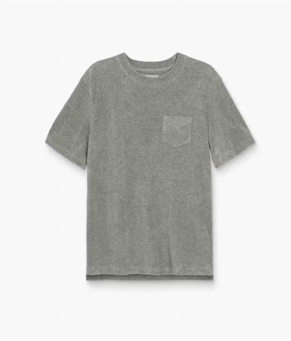 NEW OAS unisex short sleeve terry tee in gray